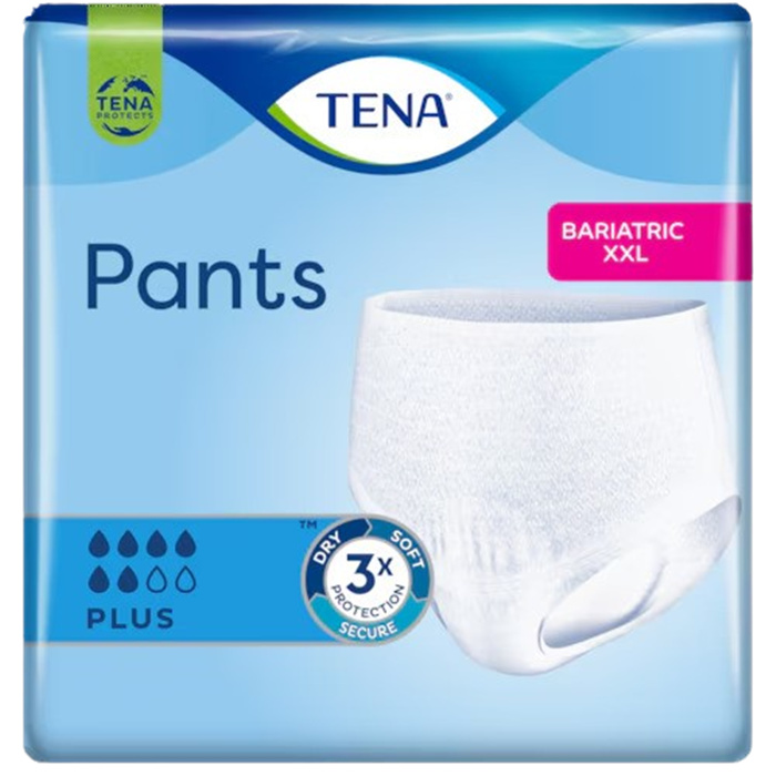 TENA Pants Bariatric Plus, Size XXL, 150-203 cm
12 pieces TENA Pants Bariatric Plus, Size XXL, 150-203 cm
12 pieces