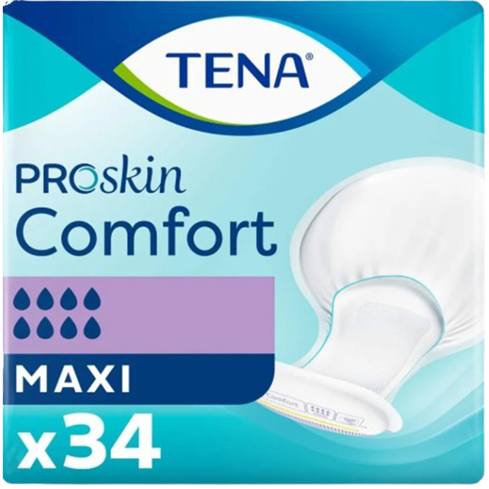 TENA ProSkin Comfort Maxi, 34 pièces TENA ProSkin Comfort Maxi, 34 pièces