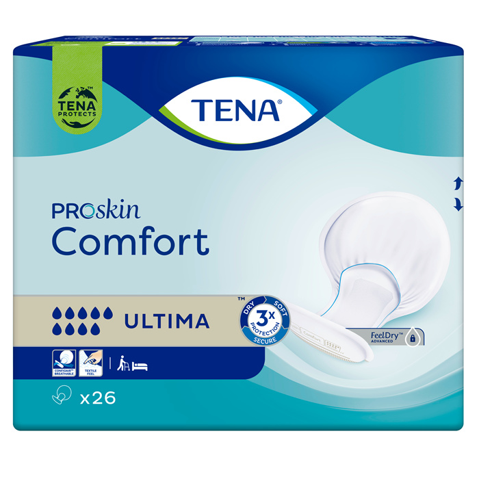 TENA Proskin Comfort Ultima,
26 pieces TENA Proskin Comfort Ultima,
26 pieces