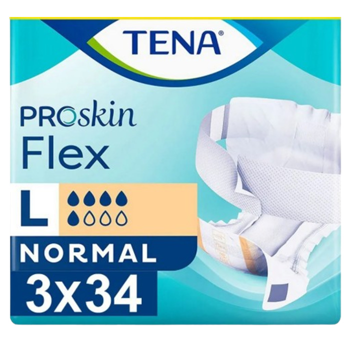 TENA ProSkin Flex Normal Large, 34 pièces TENA ProSkin Flex Normal Large, 34 pièces