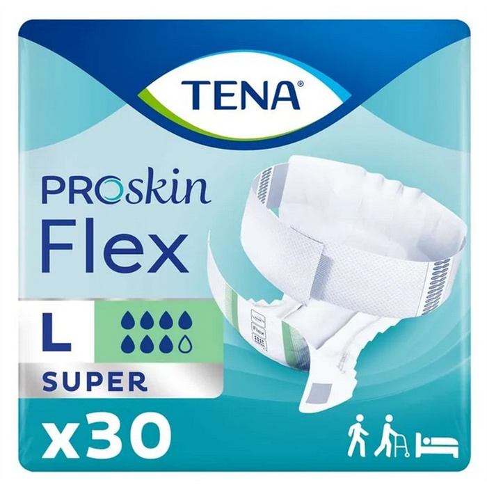 TENA ProSkin Flex Super Large, 30 pieces, 83–120 cm TENA ProSkin Flex Super Large, 30 pieces, 83–120 cm