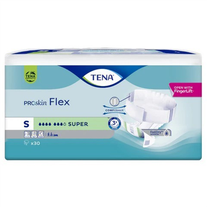 TENA ProSkin Flex Super, Small, 30 Stück, 61–87 cm TENA ProSkin Flex Super, Small, 30 Stück, 61–87 cm