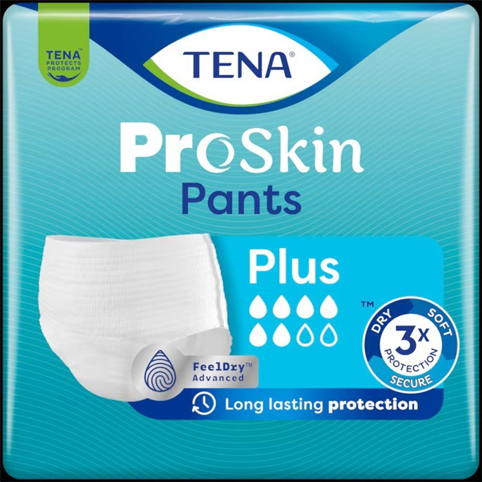 TENA Proskin Pants Plus, Taille M,
14 piéces TENA Proskin Pants Plus, Taille M,
14 piéces