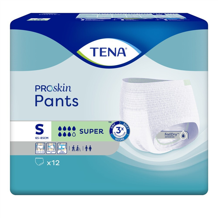 TENA Proskin Pants Super, Größe S,
12 Stück TENA Proskin Pants Super, Größe S,
12 Stück