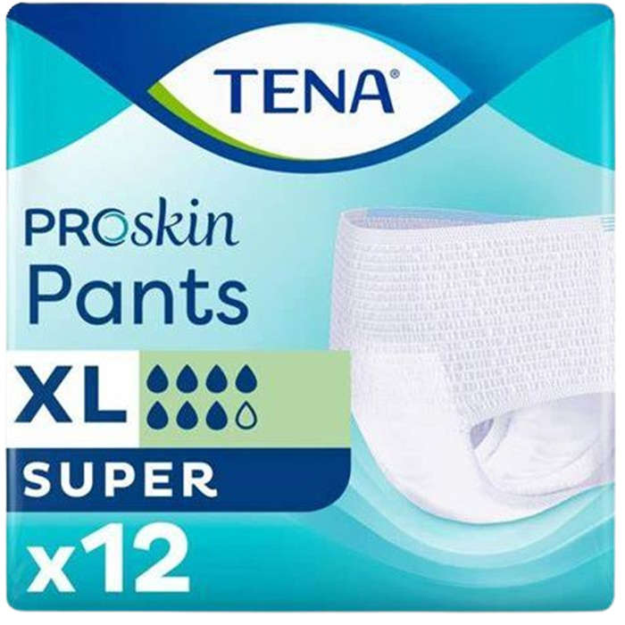 TENA Proskin Pants Super, Size XL,
12 pieces TENA Proskin Pants Super, Size XL,
12 pieces