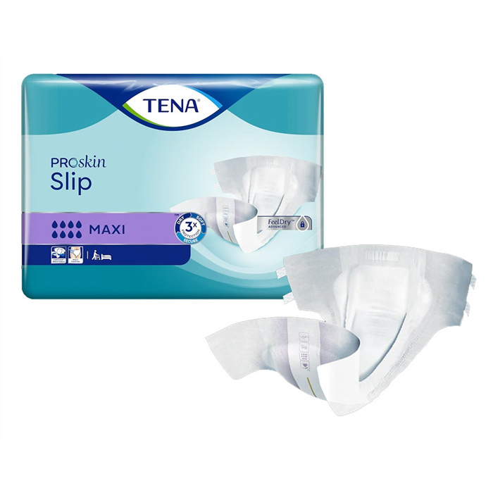 TENA ProSkin Slip Lilas Maxi, Taille L,
24 pièces TENA ProSkin Slip Lilas Maxi, Taille L,
24 pièces