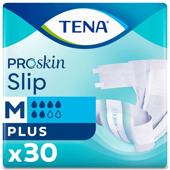 TENA Proskin Slip Plus, Taille M,
30 pièces TENA Proskin Slip Plus, Taille M,
30 pièces