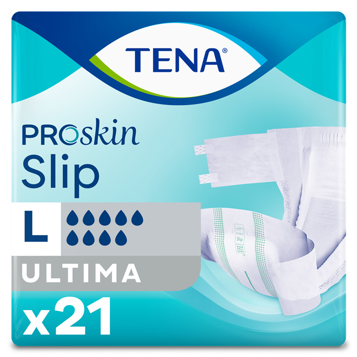 TENA ProSkin Slip Ultima, Größe L, 
21 Stück TENA ProSkin Slip Ultima, Größe L, 
21 Stück