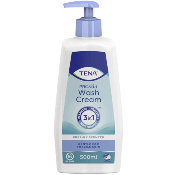 TENA ProSkin Wash Cream 3-en-1, avec pompe doseuse,
1000 ml TENA ProSkin Wash Cream 3-en-1, avec pompe doseuse,
1000 ml