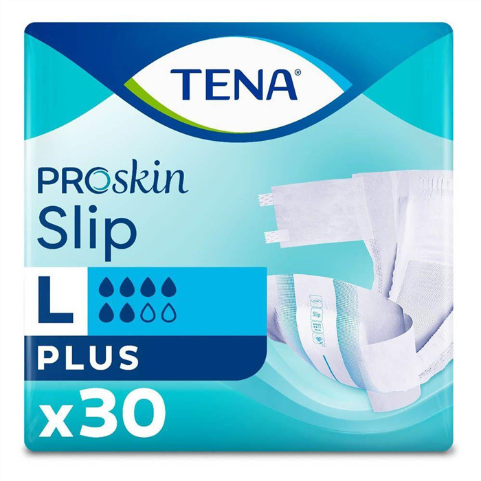 TENA Slip Plus Blau, Größe L,
30 Stück TENA Slip Plus Blau, Größe L,
30 Stück
