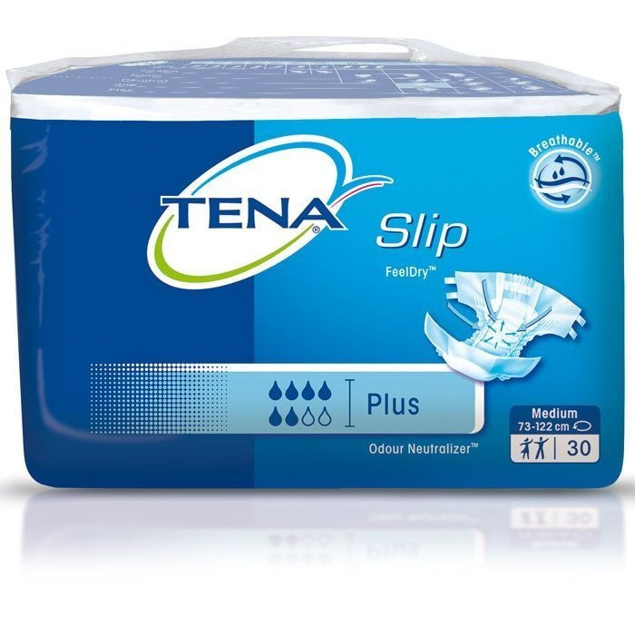 TENA Slip Plus Blau, Größe L,
30 Stück TENA Slip Plus Blau, Größe L,
30 Stück