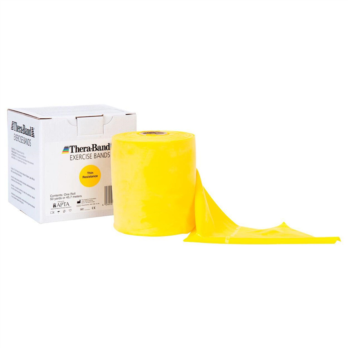 Thera-Band, 45,50 m x 12,8 cm, leicht, gelb Thera-Band, 45,50 m x 12,8 cm, leicht, gelb