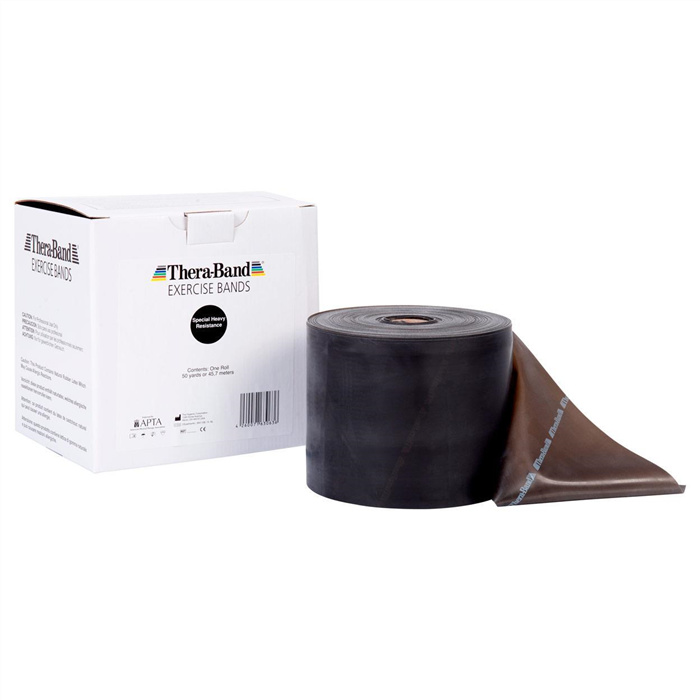 Thera-Band, 45,50 m x 12,8 cm, spezial stark, schwarz Thera-Band, 45,50 m x 12,8 cm, spezial stark, schwarz