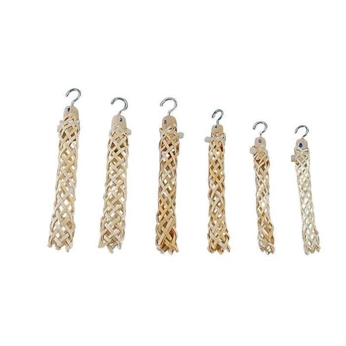 Thimble made of raffia set size 1-6 Thimble made of raffia set size 1-6