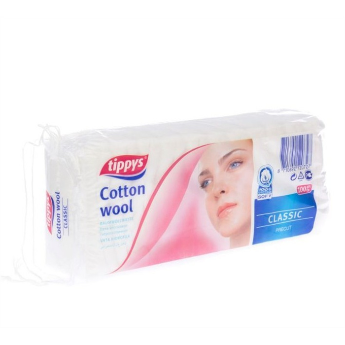 Tippys Zig-Zag Cotton Wool, 100 g Tippys Zig-Zag Cotton Wool, 100 g
