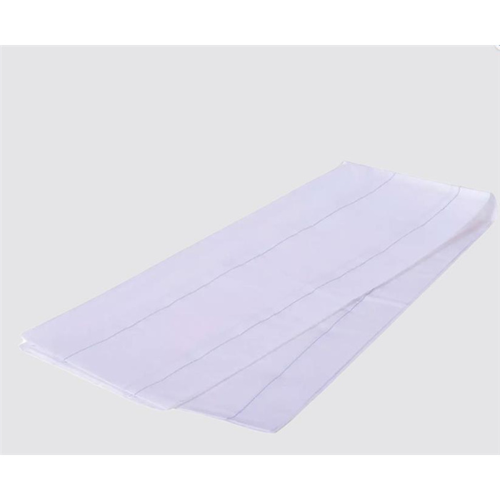 Tissu, feuille de protection PE, blanc, bleu, 75 x 210 cm, 100 pcs Tissu, feuille de protection PE, blanc, bleu, 75 x 210 cm, 100 pcs