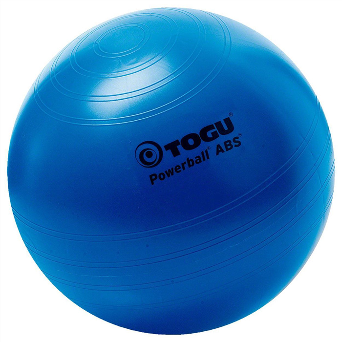 TOGU Balle de gymnastique Powerball ABS, Ø 75 cm, bleu TOGU Balle de gymnastique Powerball ABS, Ø 75 cm, bleu