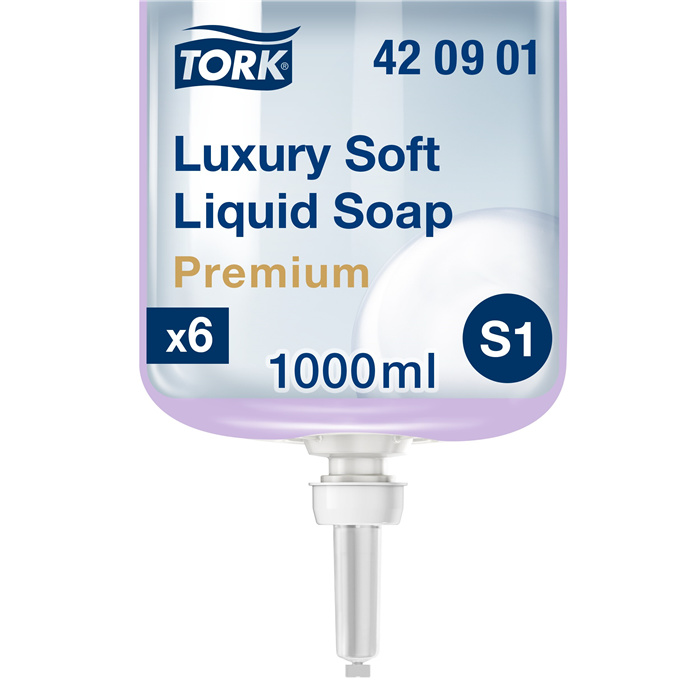 Tork Luxury soft liquid soap, 1 L Tork Luxury soft liquid soap, 1 L