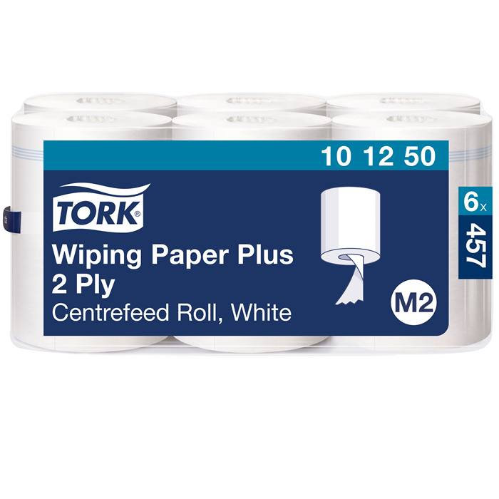 Tork Plus Innenabrollung Wischpapier
25 cm x 160 m, 455 Blatt, 2-lagig, Mehrzweckrolle Tork Plus Innenabrollung Wischpapier
25 cm x 160 m, 455 Blatt, 2-lagig, Mehrzweckrolle
