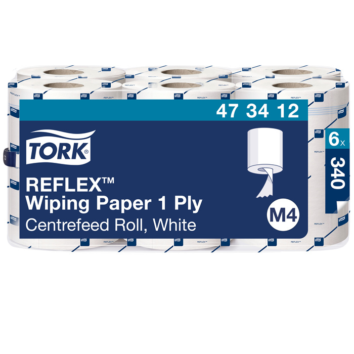 TORK REFLEX WIPING ROULEAU 6
A DEVIDAGE CENTRAL TORK REFLEX WIPING ROULEAU 6
A DEVIDAGE CENTRAL