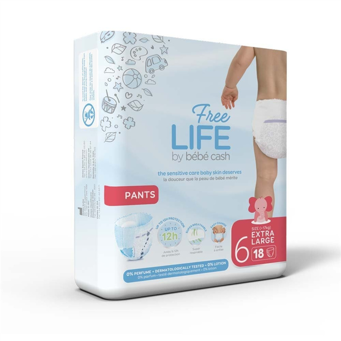 Training Pants Bebecash XL Nr. 6, ab 17 kg, 18 Stück Training Pants Bebecash XL Nr. 6, ab 17 kg, 18 Stück