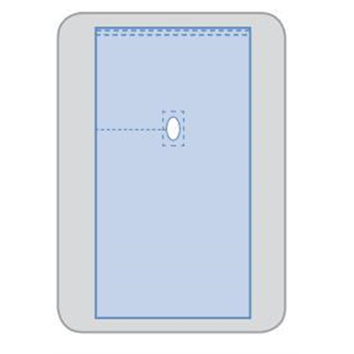 Transparent Surgical Drape with Adhesive Window, Box of 150 pieces Transparent Surgical Drape with Adhesive Window, Box of 150 pieces