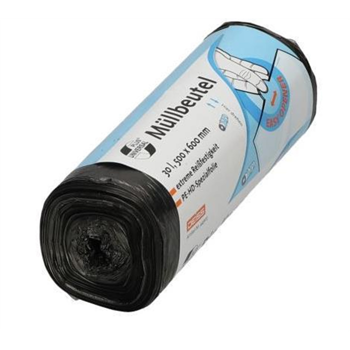 Trash bags 15 L, grey, 40 rolls of 50 (39 x 50 cm) Trash bags 15 L, grey, 40 rolls of 50 (39 x 50 cm)