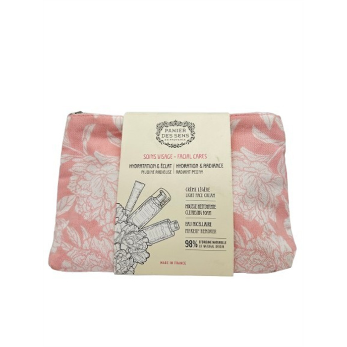 Trousse de voyage Soins Visage Pivoine, 50 ml, 50 ml, 40 ml Trousse de voyage Soins Visage Pivoine, 50 ml, 50 ml, 40 ml