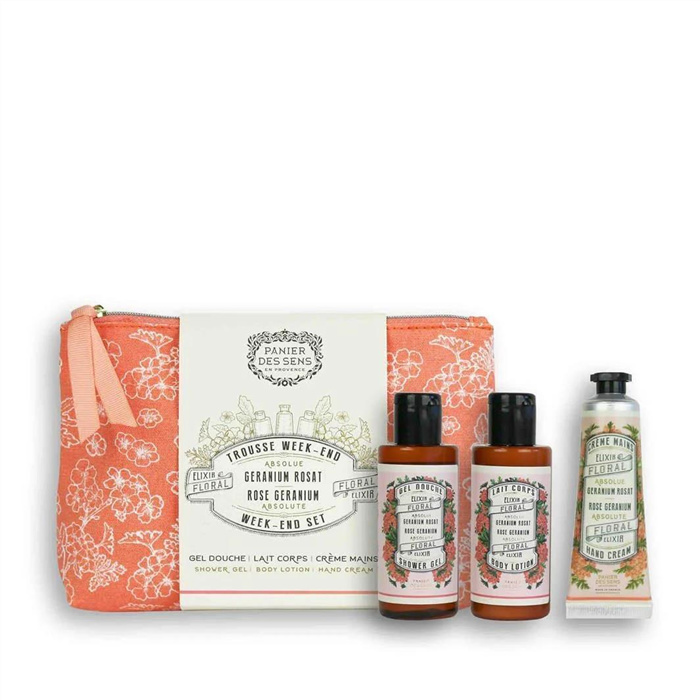 Trousse de week-end - Géranium Rosa Trousse de week-end - Géranium Rosa