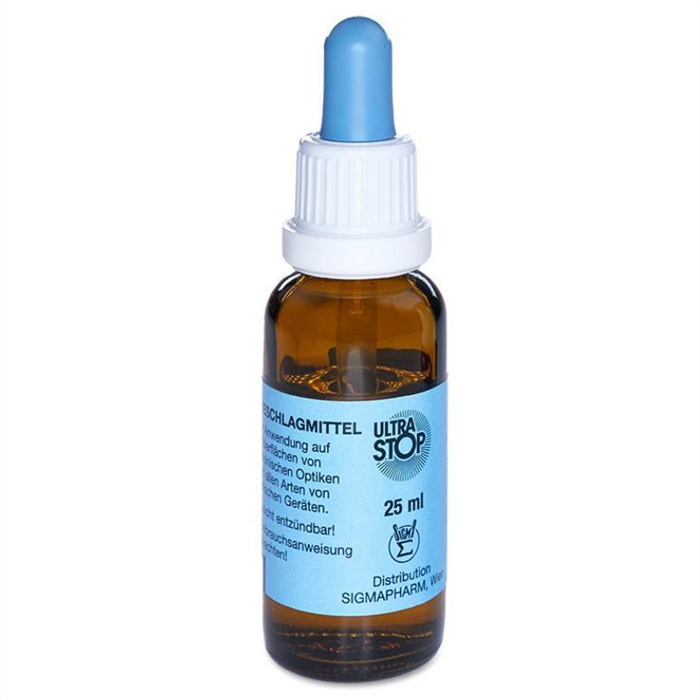 Ultra-Stop non-sterile 25 ml dropper bottle, anti-fogging agent Ultra-Stop non-sterile 25 ml dropper bottle, anti-fogging agent