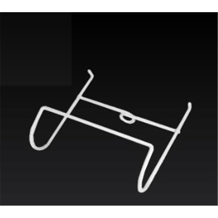 URINBEUTELHALTER, WEISS 
METALL, KUNSTSTOFFBESCHICHTET URINBEUTELHALTER, WEISS 
METALL, KUNSTSTOFFBESCHICHTET