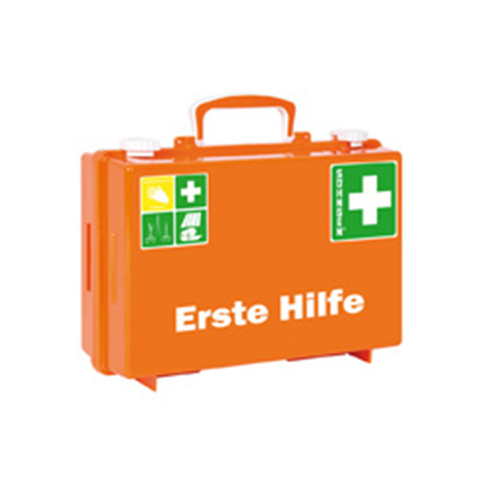 Valise de premiers secours SN-CD Norm, orange, conforme à la norme DIN 13157, 310 × 210 × 130 mm Valise de premiers secours SN-CD Norm, orange, conforme à la norme DIN 13157, 310 × 210 × 130 mm