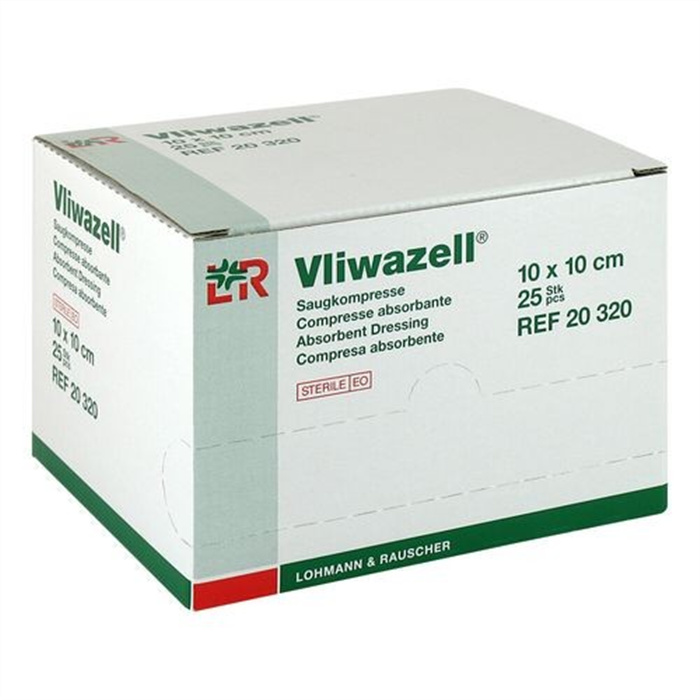 Vilwazell 10 x 10 cm, non-sterile, 25 pieces Vilwazell 10 x 10 cm, non-sterile, 25 pieces