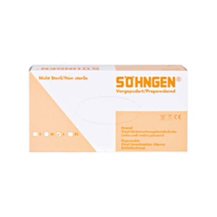 VINYL SCHUTZHANDSCHUHE, 100 ST.
GROSS, LEICHT GEPUDERT VINYL SCHUTZHANDSCHUHE, 100 ST.
GROSS, LEICHT GEPUDERT