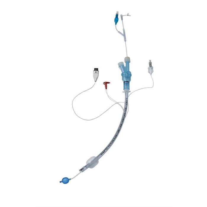 VivaSight 2 SLT + EBB Kit-7.0, boite à 5 pieces
tube endotrachéal stérile à usage unique avec caméra intégrée
avec endobronchial Blocker Kit 9FR avec adapter cable VivaSight 2 SLT + EBB Kit-7.0, boite à 5 pieces
tube endotrachéal stérile à usage unique avec caméra intégrée
avec endobronchial Blocker Kit 9FR avec adapter cable