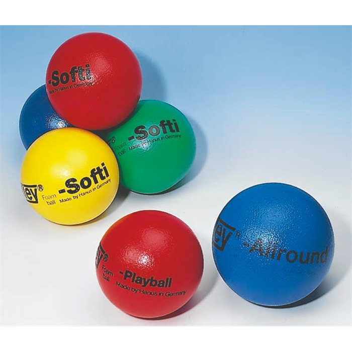 Volleyball in foam with PU layer 16 cm - Softi medium elasticity -- 513755 Volleyball in foam with PU layer 16 cm - Softi medium elasticity -- 513755