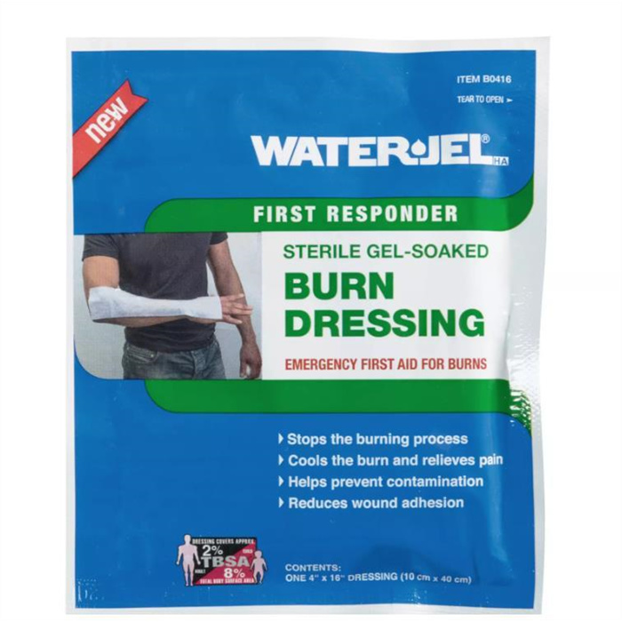 WATER-JEL® HA First Responder dressings, sterile - 10 cm, 40 cm WATER-JEL® HA First Responder dressings, sterile - 10 cm, 40 cm