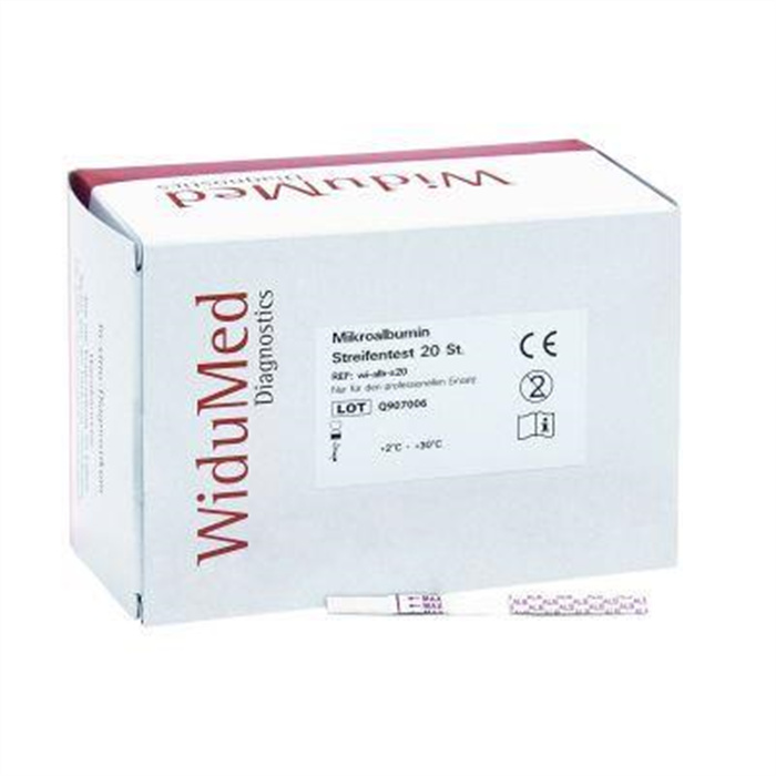 WiduMed Mikroalbumin-Test, 20 Stück WiduMed Mikroalbumin-Test, 20 Stück
