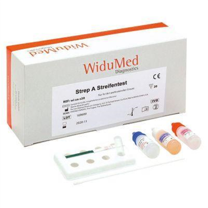 Widumed Streptokokken A II Test, 20 Stück 
Teststreifen Widumed Streptokokken A II Test, 20 Stück 
Teststreifen