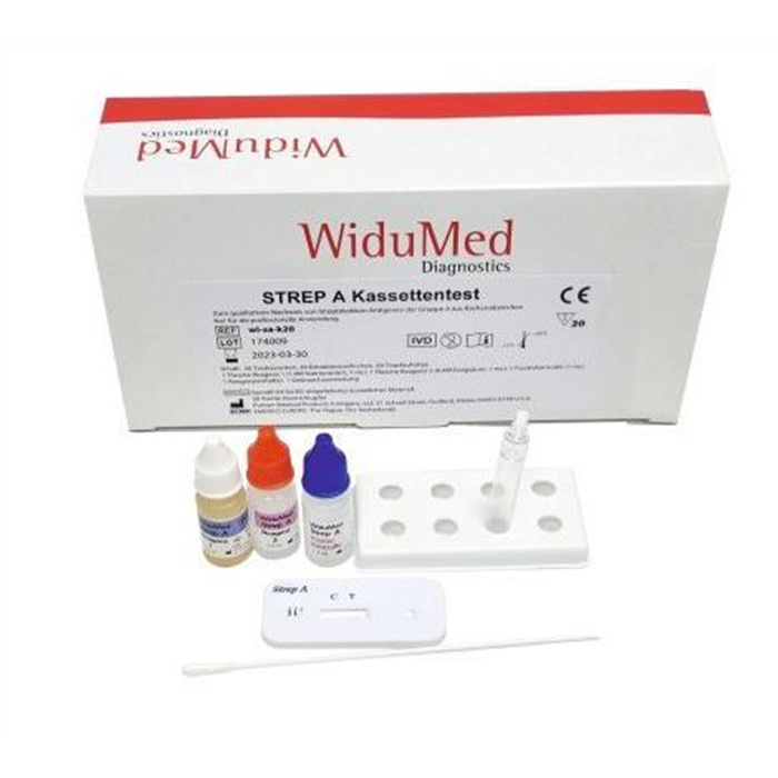 Widumed Streptokokken A II Test, 20 Stück
Kassenttentest Widumed Streptokokken A II Test, 20 Stück
Kassenttentest