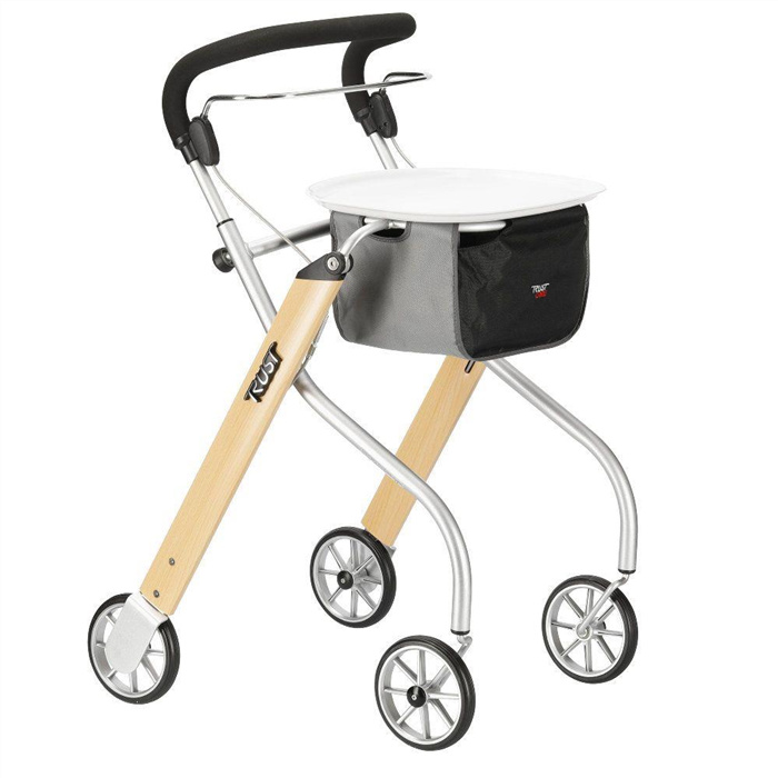 Wohnraum-Rollator Lets Go, Holz/Silber, 54 cm breit, faltbar
maximal belastbar bis 100 kg Wohnraum-Rollator Lets Go, Holz/Silber, 54 cm breit, faltbar
maximal belastbar bis 100 kg