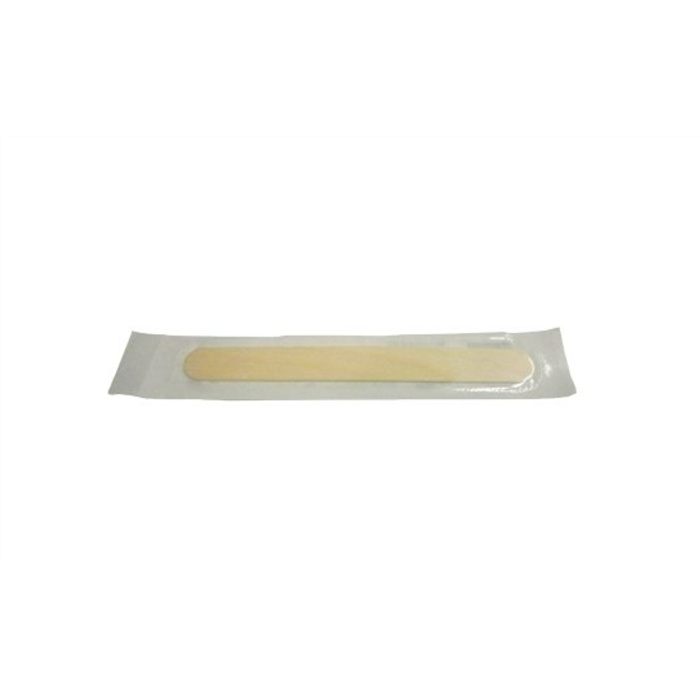 Wooden mouth spatula, sterile. 
50 pieces. Wooden mouth spatula, sterile. 
50 pieces.