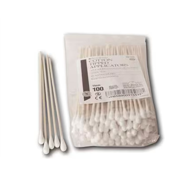 Wooden Swabs, 15 cm Length, 100 pcs
Cotton Tip 4.5 mm, Individually Sterile Packaged Wooden Swabs, 15 cm Length, 100 pcs
Cotton Tip 4.5 mm, Individually Sterile Packaged